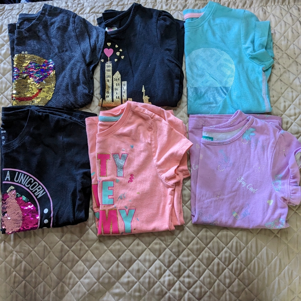 Girls 7/8 top lot 6pc